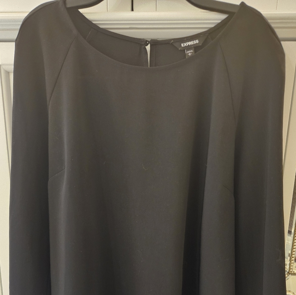 Express Classic Black Womens Blouse